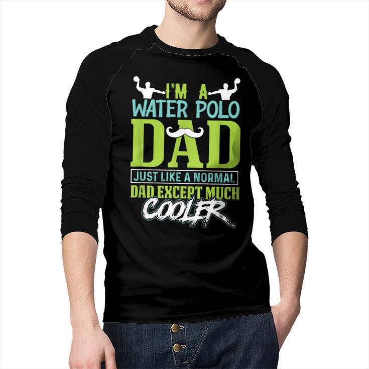 Water Polo Dad Water Sports Men Water Polo Player Men Baseball Raglan Shirt