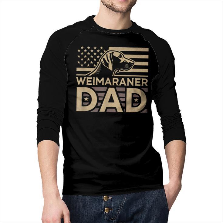 Weimaraners Lover & Weimaraner Shirts Weimaraner Dad -Adults -Kids - Small Short Sleeve V-Neck Polyester Casual Humorous Lover All Seasons Men Baseball Raglan Shirt