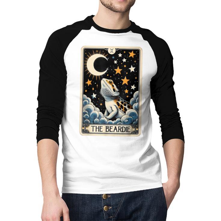 Bearded Dragon Tarot Card Beardie Mom Beardie Dad Men Women Men Baseball Raglan Shirt Bearded Dragon Tarot Card Beardie Mom Beardie Dad Men Women Men Baseball Raglan Shirt