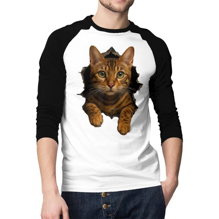 Bengal Cat Lover Animal Pet Bengal Cat Owner Mom Cat Dad Cat Men Women Kids Men Baseball Raglan Shirt