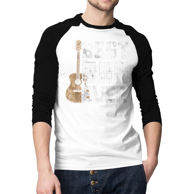Best Dad Ever Guitarist Father D-A-D Chord Guitar Men Baseball Raglan Shirt Best Dad Ever Guitarist Father D-A-D Chord Guitar Men Baseball Raglan Shirt