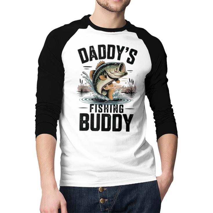 Boy Daddy Fishing Buddy Matching Fishing Bass Fishing Men Baseball Raglan Shirt Boy Daddy Fishing Buddy Matching Fishing Bass Fishing Men Baseball Raglan Shirt