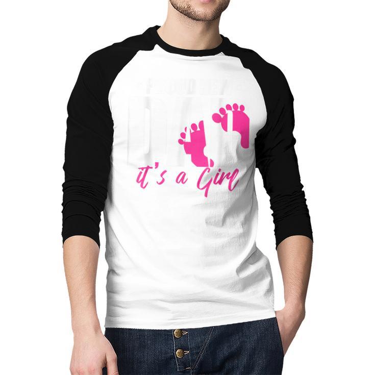 Cool Parent Apparel Proud New Dad It's A Girl Classic Fit Short Sleeve Crew Neck T-Shirt Small Men Baseball Raglan Shirt