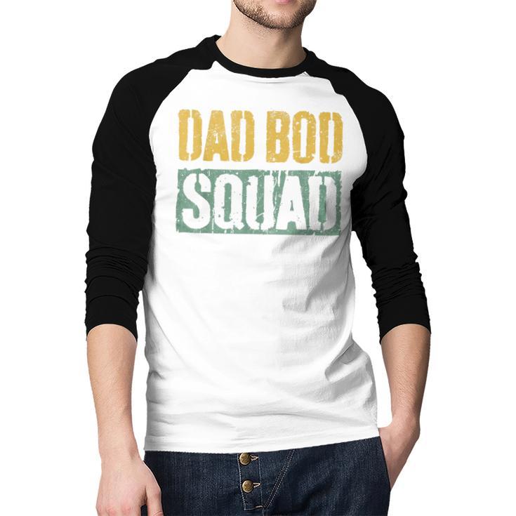 Dad Bod Squad Shirt Men Fathers Day Men Baseball Raglan Shirt