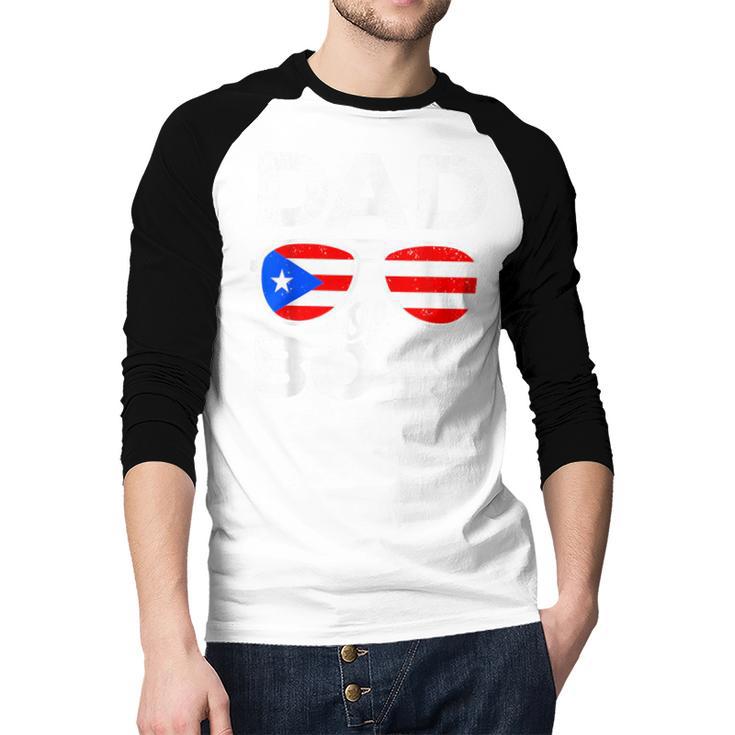 Dad Of Boys Fathers Day Retro Puerto Rico Flag Boricua Dad Men Baseball Raglan Shirt Dad Of Boys Fathers Day Retro Puerto Rico Flag Boricua Dad Men Baseball Raglan Shirt