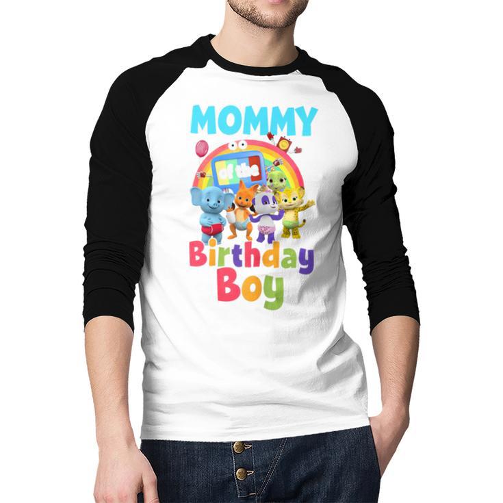 Dad And Mom Mommy Of The Birthday Boy Family Party Decor Men Baseball Raglan Shirt Dad And Mom Mommy Of The Birthday Boy Family Party Decor Men Baseball Raglan Shirt