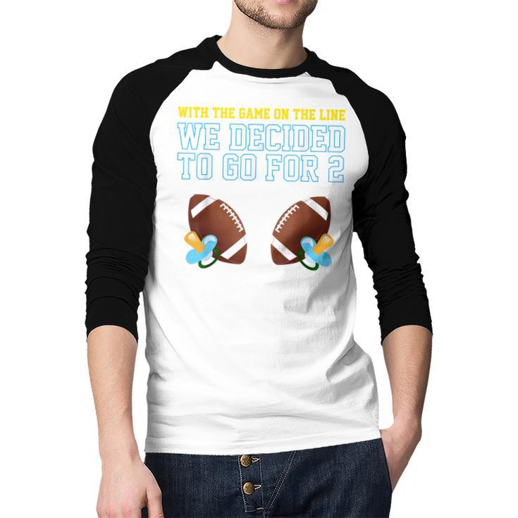 Dad Of Twins TShirt Men Baseball Raglan Shirt
