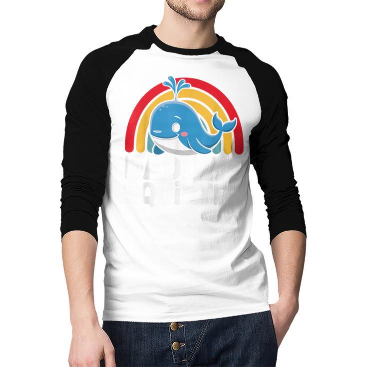 Daddy's Lil Squirter Cute Embarrassing Woman Men Baseball Raglan Shirt