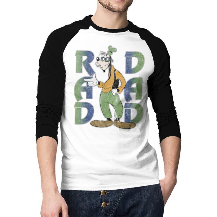 Disney Goofy Rad Dad Men Baseball Raglan Shirt