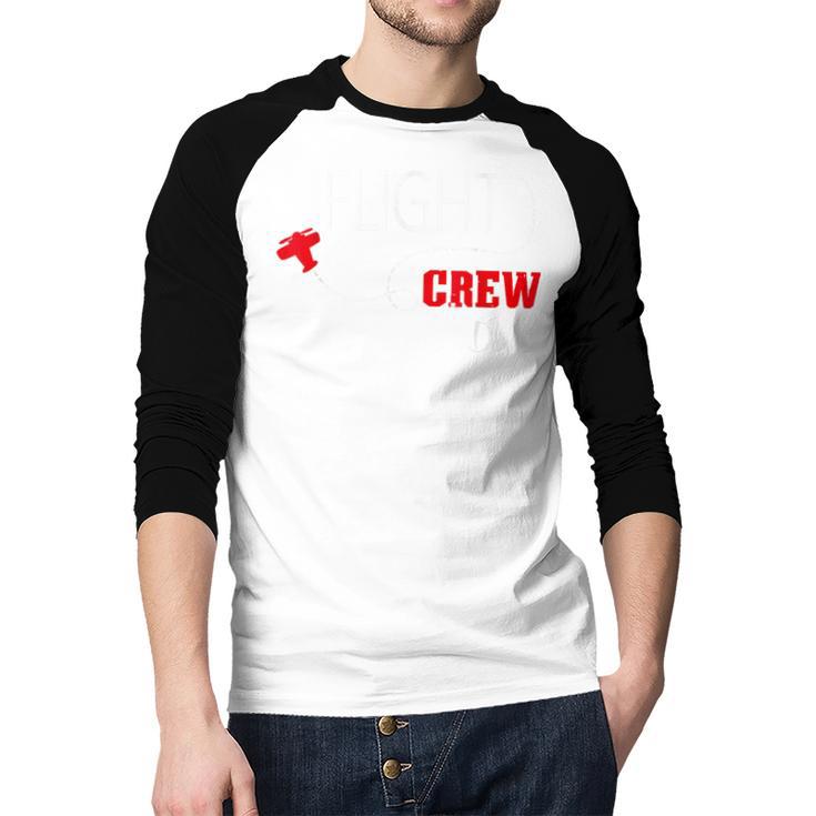 Flight Crew Airplane Birthday Dad Airplane Matching Family Men Baseball Raglan Shirt Flight Crew Airplane Birthday Dad Airplane Matching Family Men Baseball Raglan Shirt