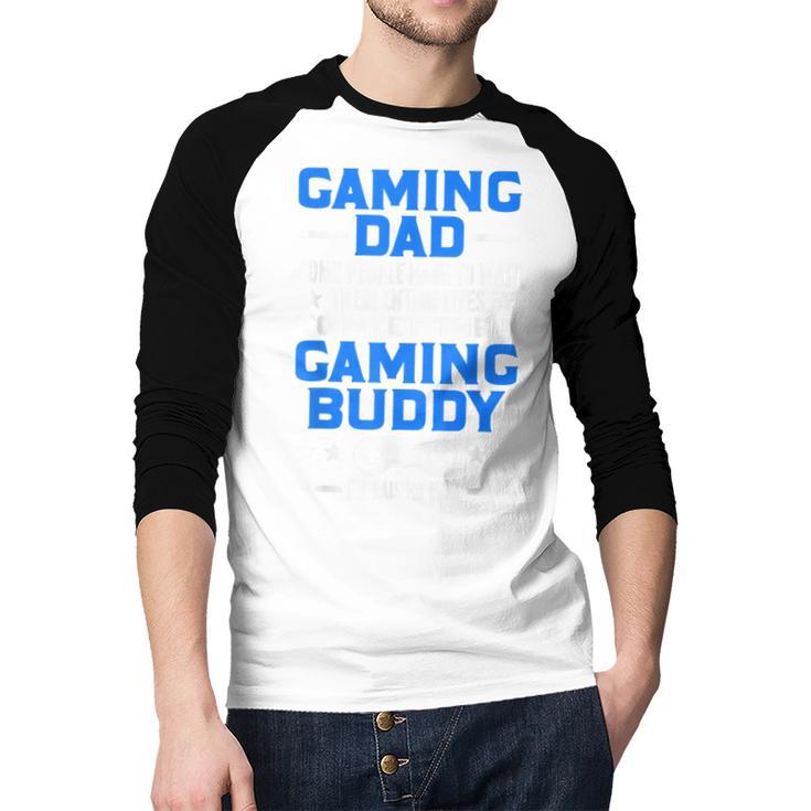 Gamer Video Games Gaming Dad Gaming Men Baseball Raglan Shirt