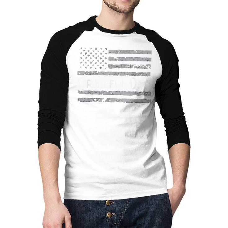 Grateful Dad Father's Day Papa Daddy Best Dad Men Baseball Raglan Shirt