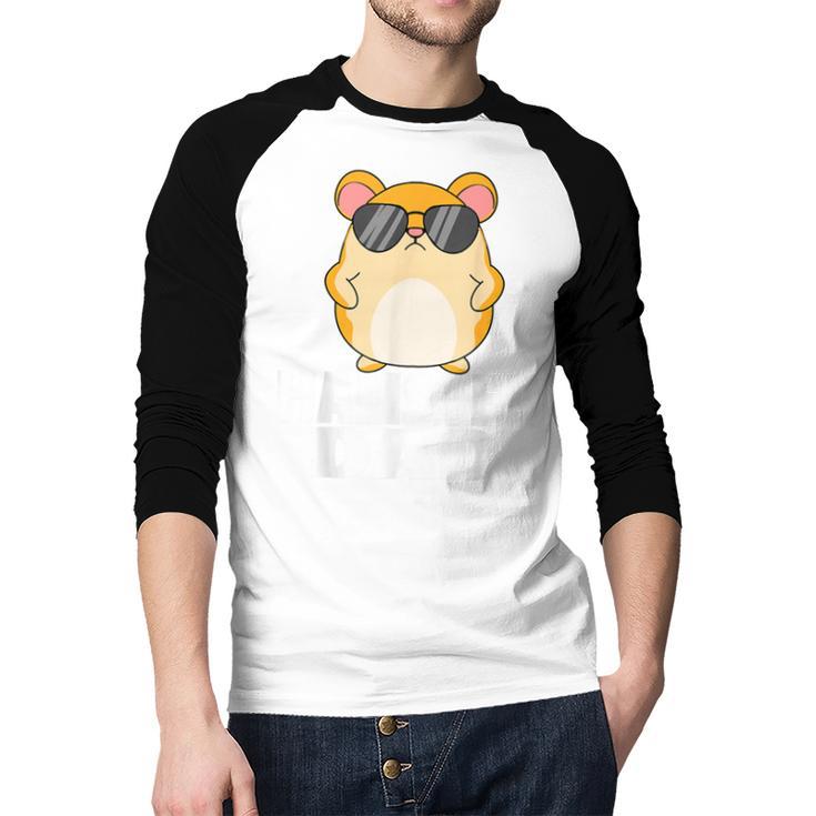 Hamster Dad Father's Day Animal Whisperer Rodent Lover Men Baseball Raglan Shirt