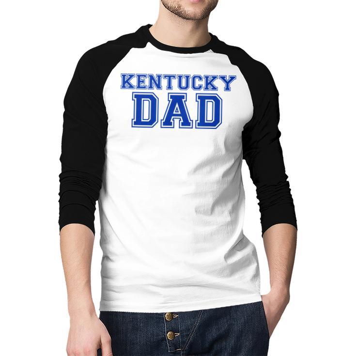Kentucky Dad Tee Shirt Men Baseball Raglan Shirt