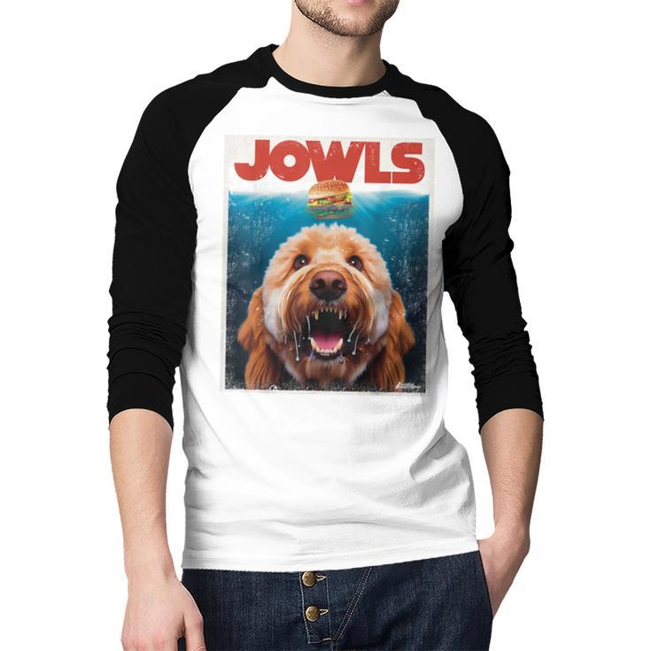 Labradoodle Jowls Tee Fawn Lab Doodle Mom Top Dad Men Baseball Raglan Shirt