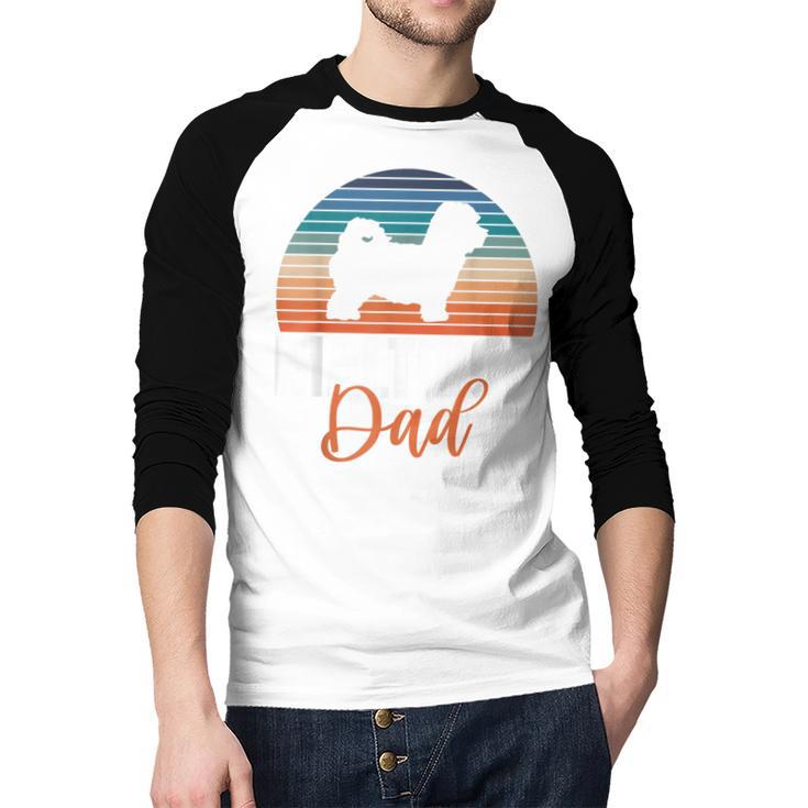 Maltipoo Dad Men Baseball Raglan Shirt