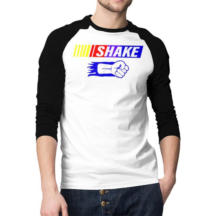 Shake And Bake Family Lover Dad Daughter Son Matching Men Baseball Raglan Shirt