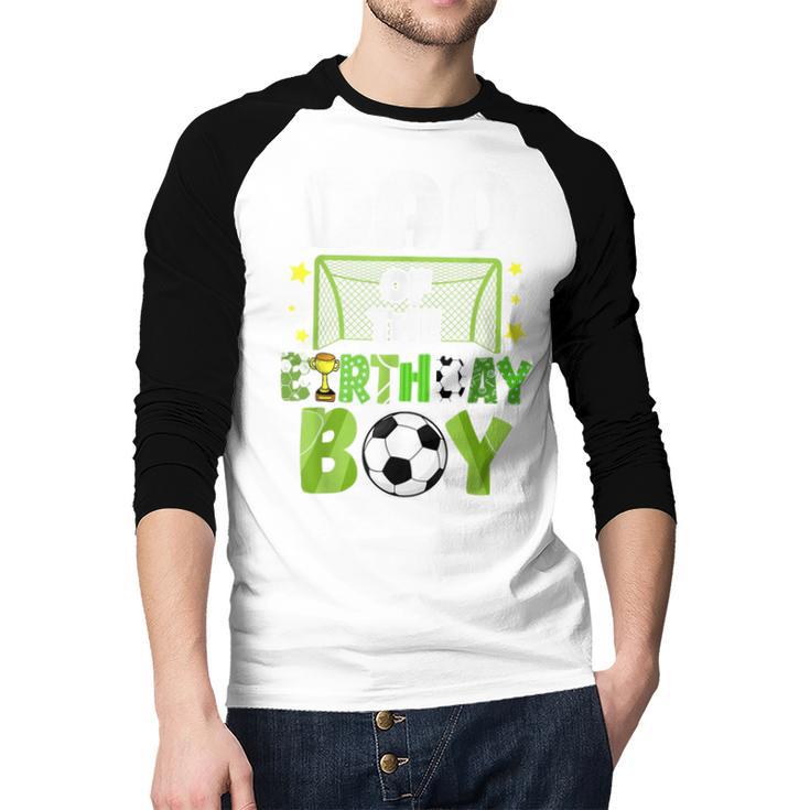 Soccer Dad Birthday Boy Party Soccer Family Matching Men Baseball Raglan Shirt Soccer Dad Birthday Boy Party Soccer Family Matching Men Baseball Raglan Shirt