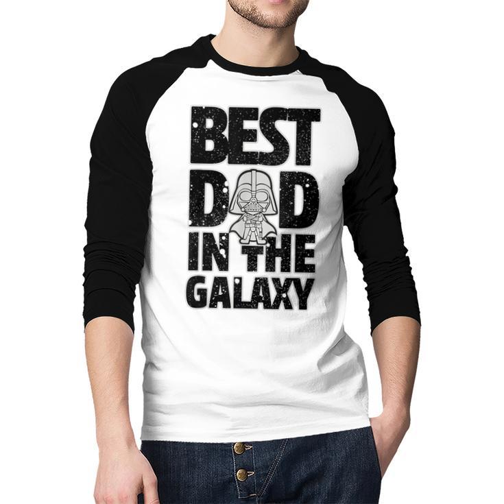 Star Wars Best Dad In The Galaxy Darth Vader Men Baseball Raglan Shirt