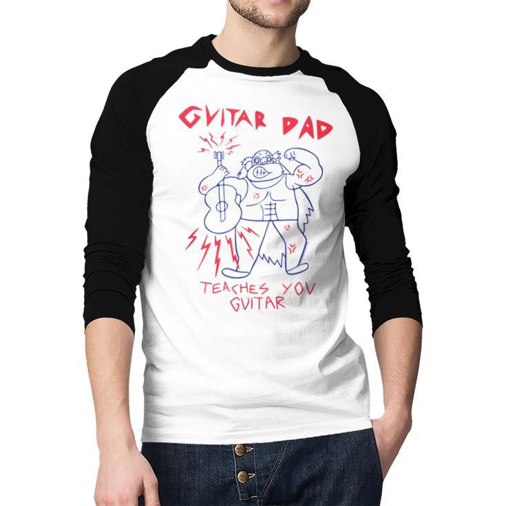 Steven Universe Guitar Dad Men Baseball Raglan Shirt