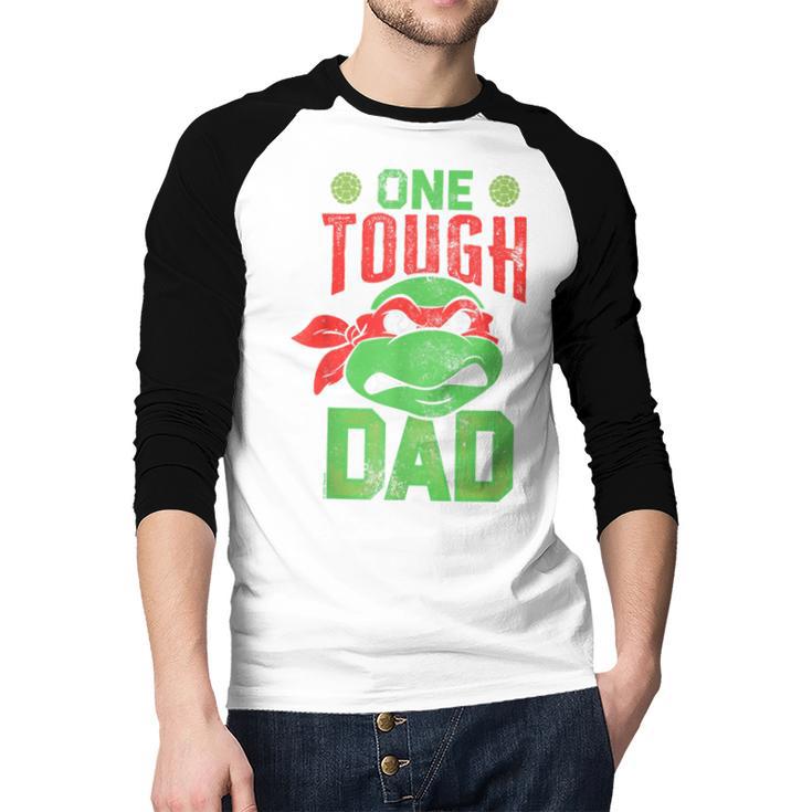 Teenage Mutant Ninja Turtles Father's Day One Tough Dad Men Baseball Raglan Shirt Teenage Mutant Ninja Turtles Father's Day One Tough Dad Men Baseball Raglan Shirt