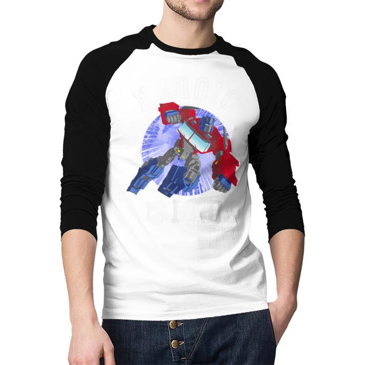 Transformers Father's Day Optimus Prime Heroic Dad Vintage Men Baseball Raglan Shirt Transformers Father's Day Optimus Prime Heroic Dad Vintage Men Baseball Raglan Shirt