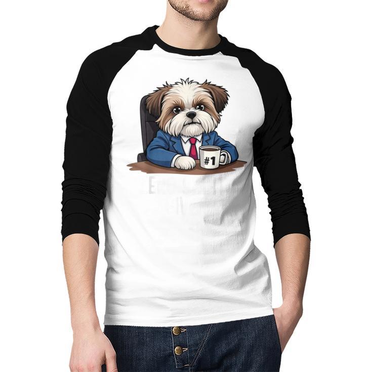 Zero Shihts Given Shih Tzu Dad Shih Tzu Mom Shih Tzu Men Baseball Raglan Shirt