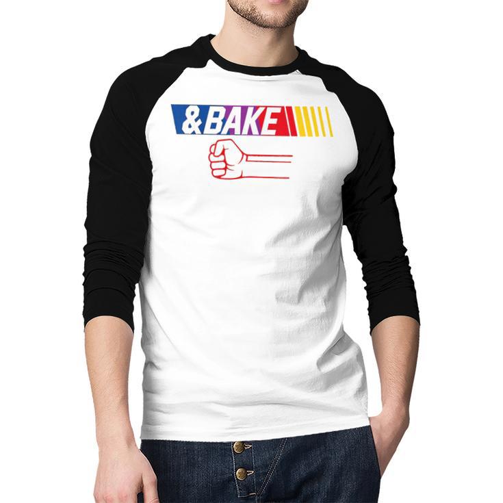 Dad Kid Matching Shake And Bake Bake Men Baseball Raglan Shirt