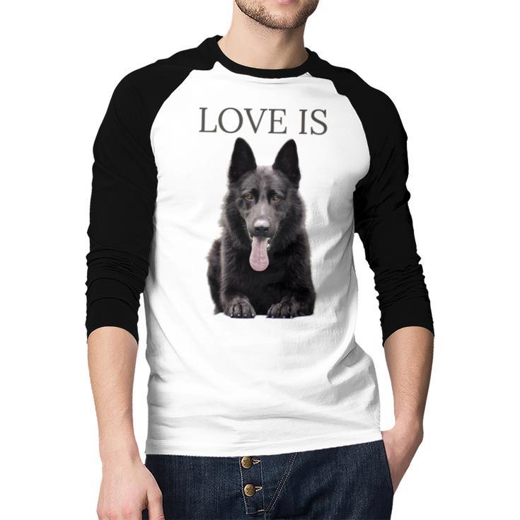 German Shepherd Shirt Shepard TShirt Dog Mom Dad Love Men Baseball Raglan Shirt
