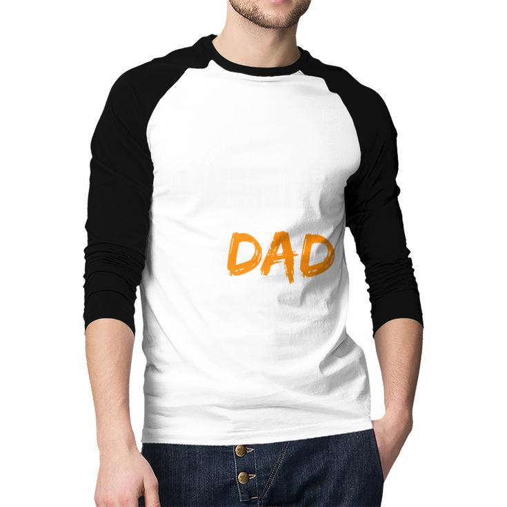 Gymnastics Dad For Gymnastic Father Parents Men Baseball Raglan Shirt