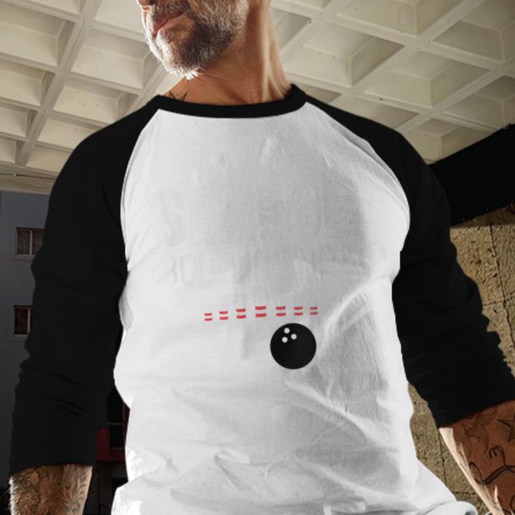 2026 Senior Bowling Dad Bowling Team Parent Helper Men Baseball Raglan Shirt