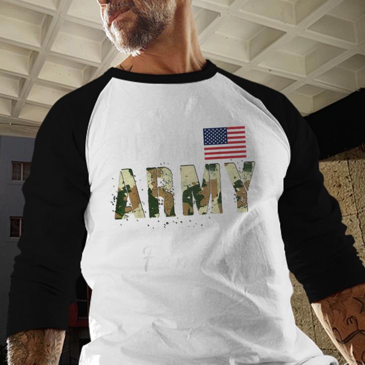 Army Graduation Proud Military Family Mom Dad Brother Sister Men Baseball Raglan Shirt