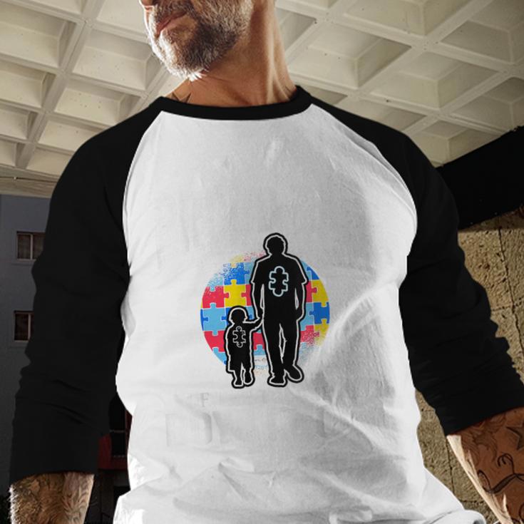 Autism Awareness For Proud Dad Support Autistic Kids Men Baseball Raglan Shirt Autism Awareness For Proud Dad Support Autistic Kids Men Baseball Raglan Shirt