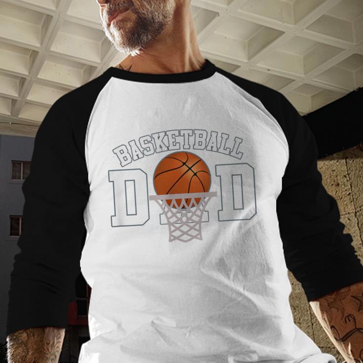 Basketball Dad Men Baseball Raglan Shirt Basketball Dad Men Baseball Raglan Shirt