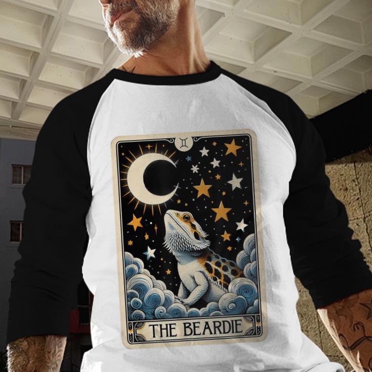Bearded Dragon Tarot Card Beardie Mom Beardie Dad Men Women Men Baseball Raglan Shirt Bearded Dragon Tarot Card Beardie Mom Beardie Dad Men Women Men Baseball Raglan Shirt
