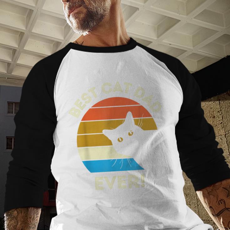 Best Cat Dad Ever Men Men Baseball Raglan Shirt Best Cat Dad Ever Men Men Baseball Raglan Shirt