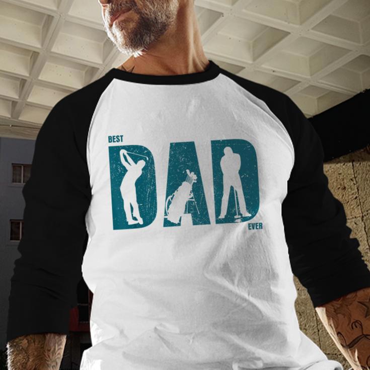 Best Golf Dad EverShirt Golf Dad Shirt Men Baseball Raglan Shirt