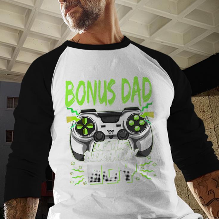 Bonus Dad Of The Birthday Boy Video Game Bday Party Men Baseball Raglan Shirt Bonus Dad Of The Birthday Boy Video Game Bday Party Men Baseball Raglan Shirt