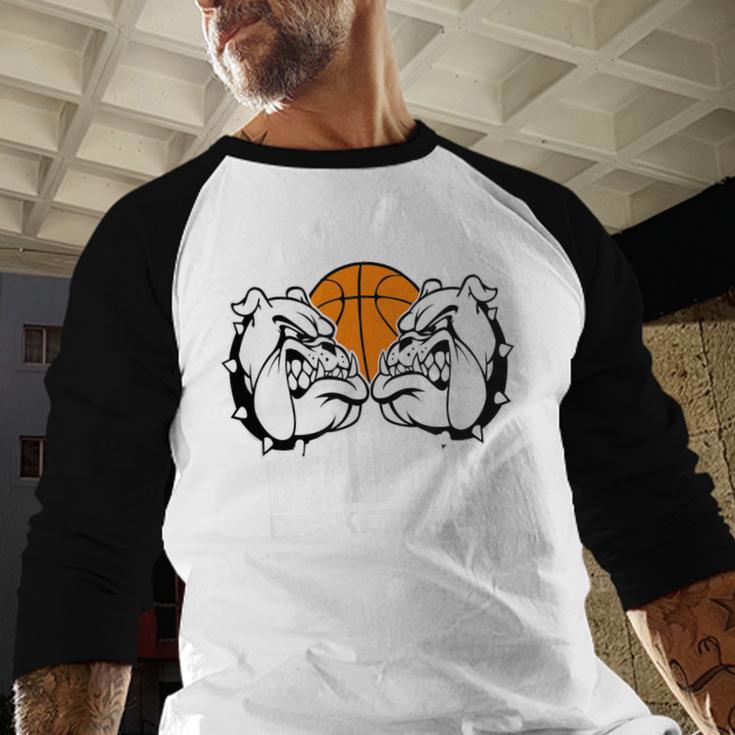 Bulldogs Basketball Shirt Basketball Mom Dad Players Tshirt Men Baseball Raglan Shirt