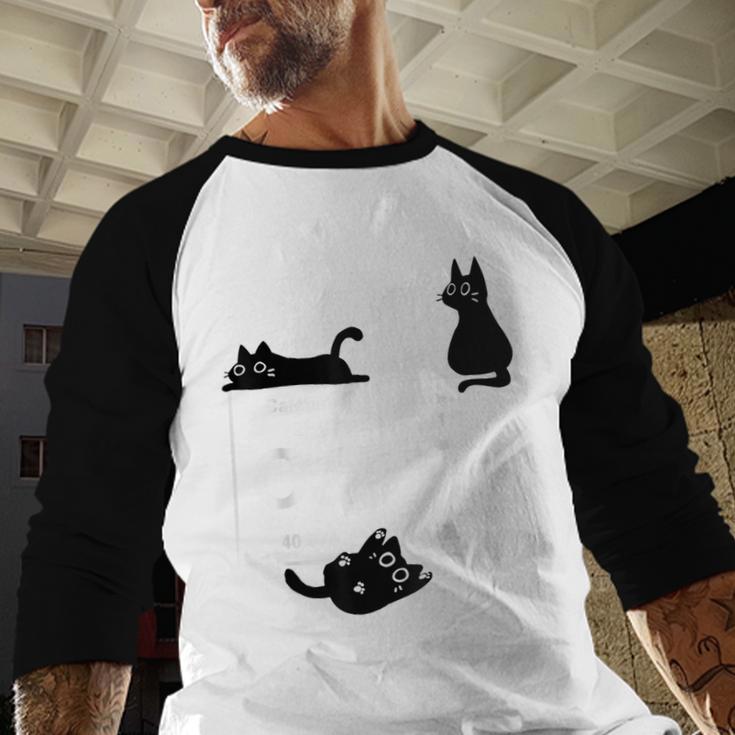 Cat Chemistry Periodic Table Cat Dad Cat Mom Men Baseball Raglan Shirt
