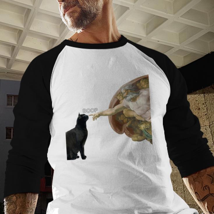 Cat Shirts For MenWomen Cat Shirts For Cat DadMom Men Baseball Raglan Shirt