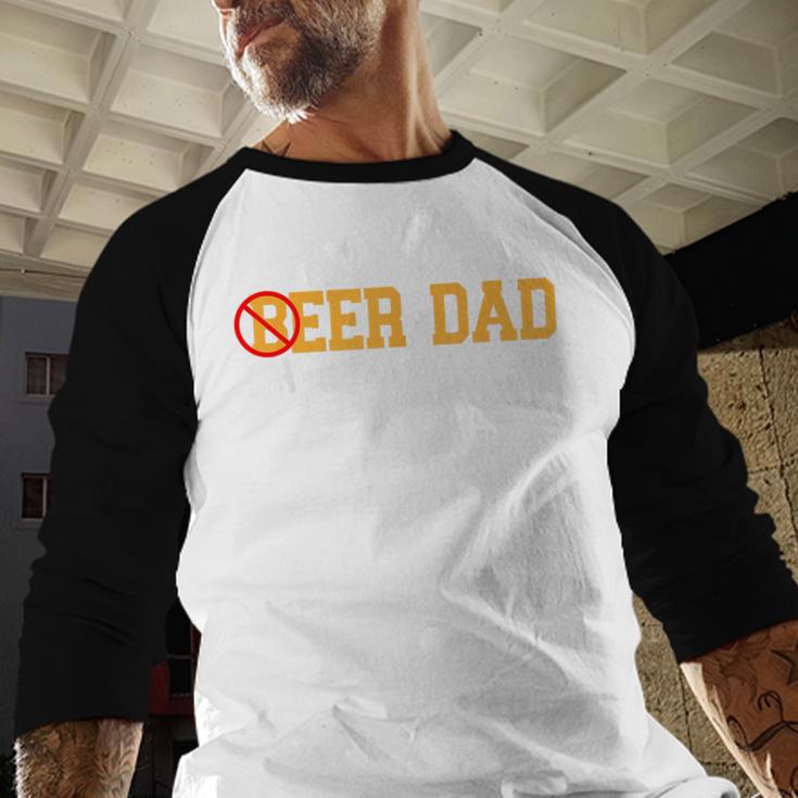 Cheerleader Dad Beer Cheerleading Cheer Dad Men Baseball Raglan Shirt