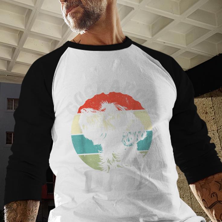 Cockapoo Dad Dog Father's Day Vintage Pet Men Women Kids Men Baseball Raglan Shirt