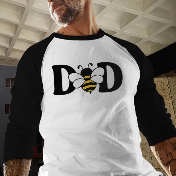 Dad Bee Cute Beekeeping 1st Birthday Matching Family Dada Men Baseball Raglan Shirt Dad Bee Cute Beekeeping 1st Birthday Matching Family Dada Men Baseball Raglan Shirt