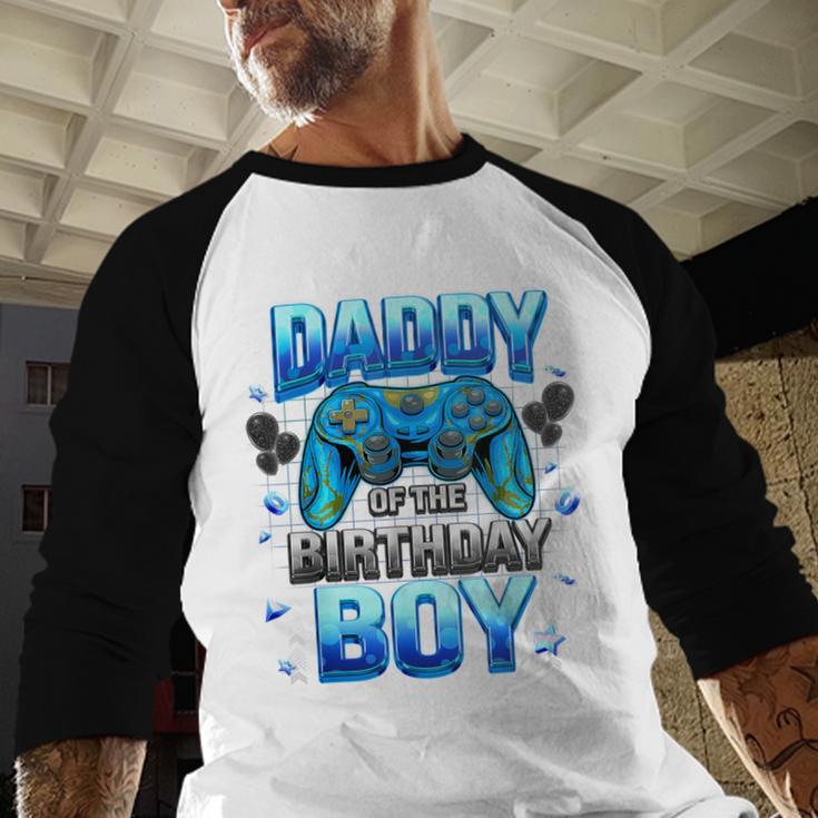 Dad Of The Birthday Boy Cool Gamer Video Game Birthday Men Baseball Raglan Shirt Dad Of The Birthday Boy Cool Gamer Video Game Birthday Men Baseball Raglan Shirt