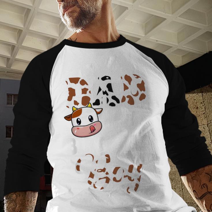 Dad Of The Birthday Boy Cow Farm 1St Birthday Boy Men Baseball Raglan Shirt Dad Of The Birthday Boy Cow Farm 1St Birthday Boy Men Baseball Raglan Shirt
