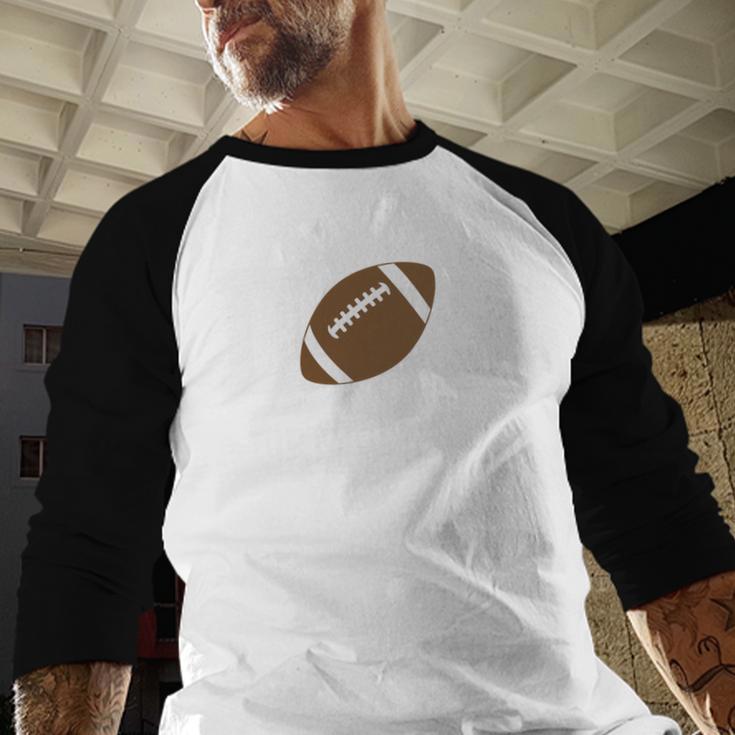 Dad Of The Birthday Boy Football Lover First Birthday Party Men Baseball Raglan Shirt