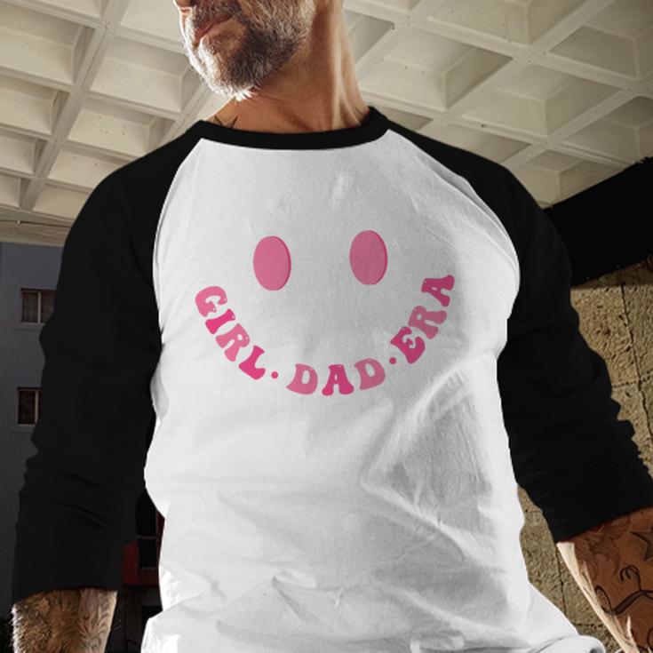 In My Dad Girl Era Tee Fathers Day 2-Sided Men Baseball Raglan Shirt