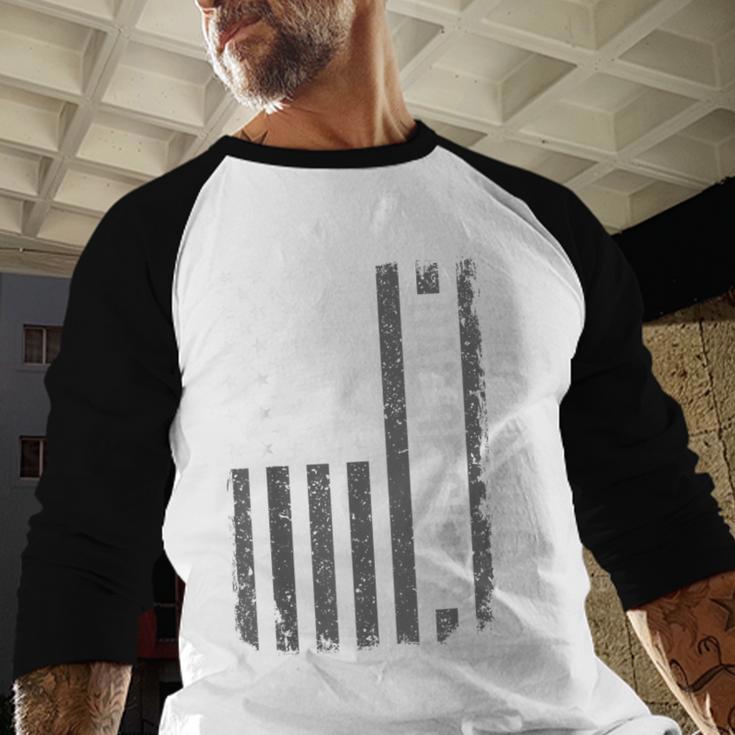 Dad Of Girls Outnumbered Fathers Day 2025 For Dad Daughters Men Baseball Raglan Shirt