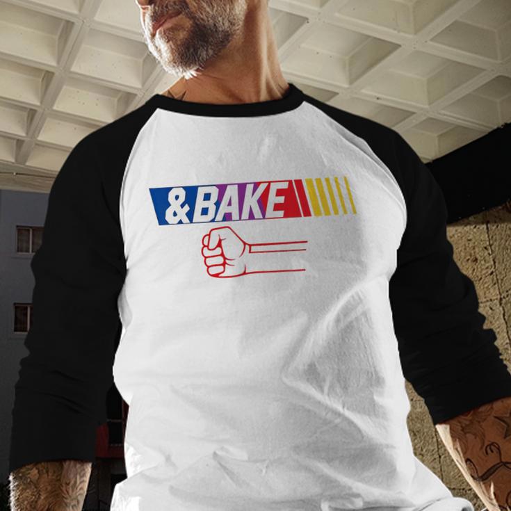 Dad Kid Matching Shake And Bake Bake Men Baseball Raglan Shirt
